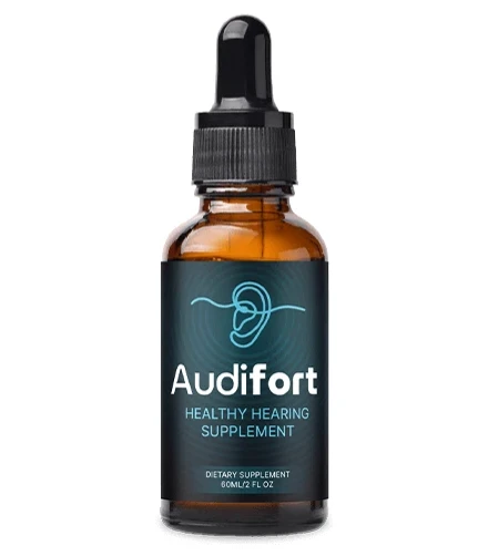 Audifort hearing support liquid dropper bottle