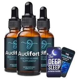 Three bottles of Audifort with two bonus e-books
