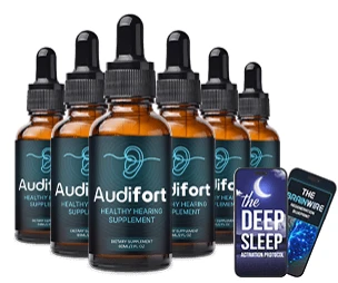 Six bottles of Audifort with two bonus e-books